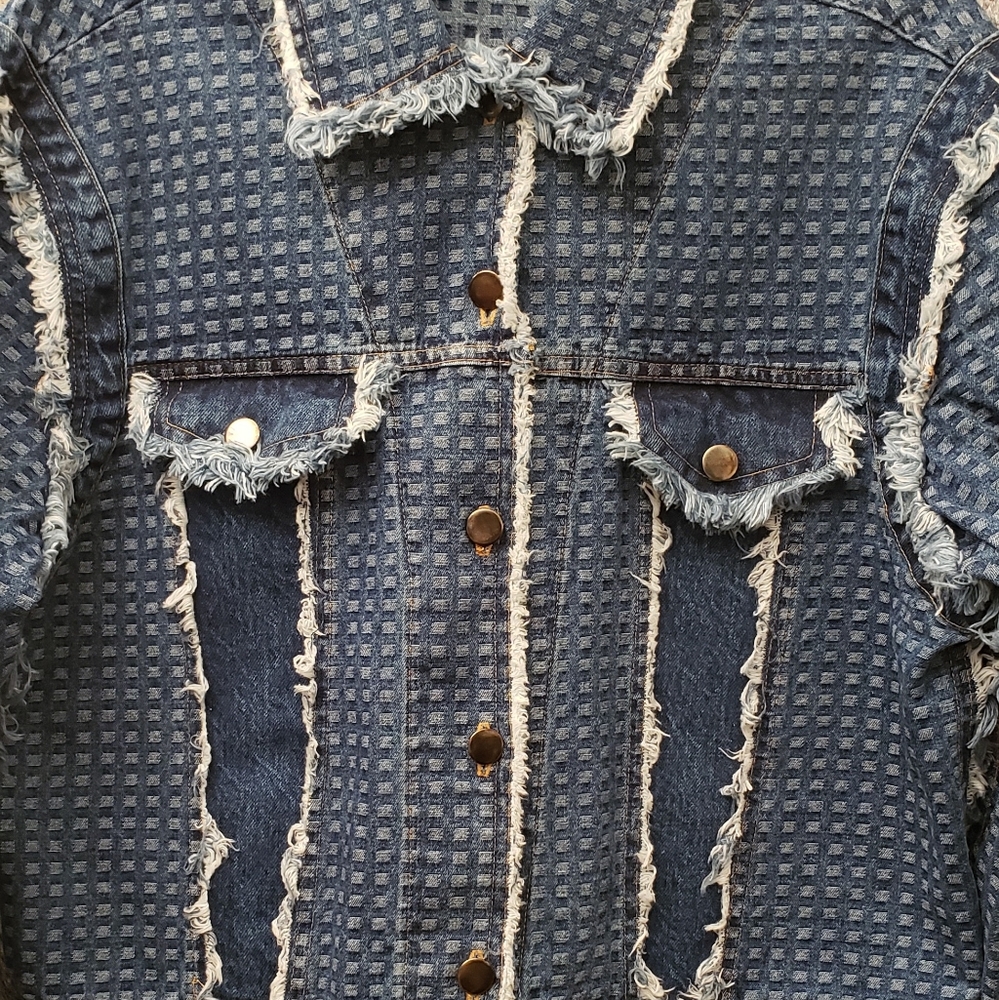 Patchwork Denim Jacket - image 6